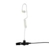 thumb 3 Wire Surveillance Kit, IMPRES, Black, Clear Acoustic Tube Earpiece, Programmable Button, direct radio connect