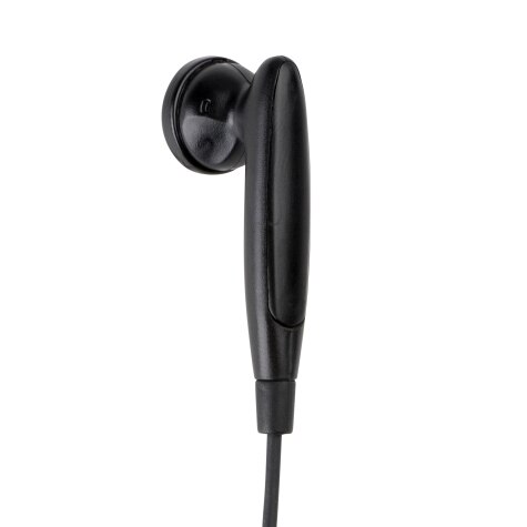 1-Wire Earbud With 29cm Cord, Black