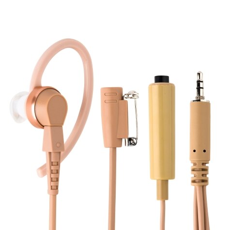 3-Wire Earpiece With Microphone and PTT