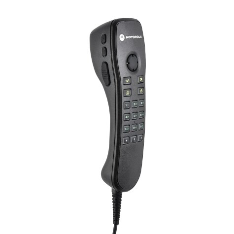 Telephone-Style Handset With Keypad and Hang-Up Cup