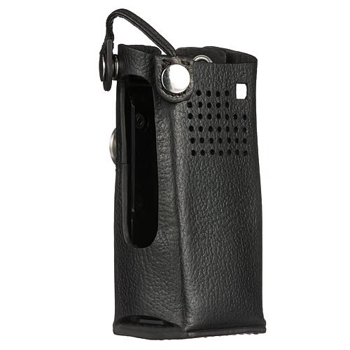 Tasche Funkmeldetasche Motorola Firestorm aus schwarzem Leder FME-Tasche 
