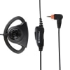 thumb Adjustable D-Style Earpiece With In-Line Microphone and PTT