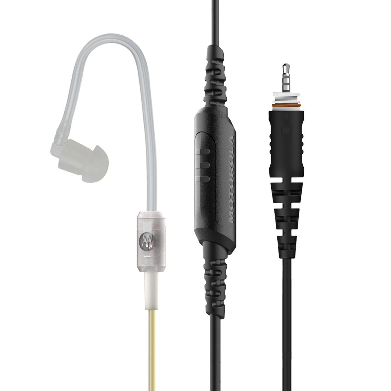 1-Wire Surveillance Kit with Translucent Tube, 2.5mm Single Pin, Straight